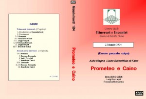 1994.1 DVD Prometeo e Caino cover